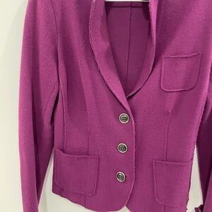 People Like Frank Fuchsia Blazer